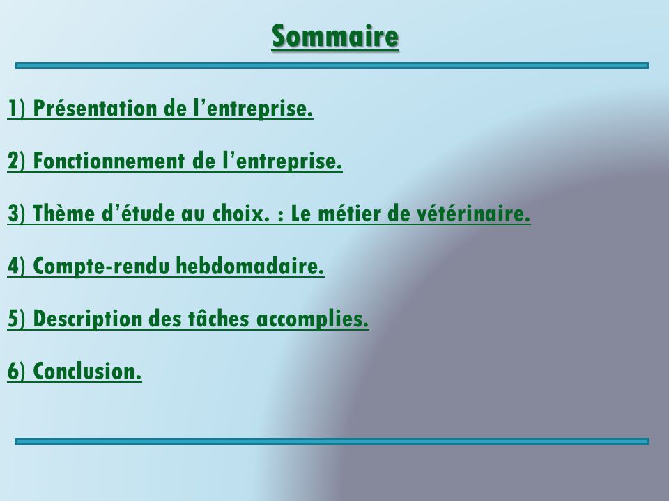 Rapport De Stage Veterinaire